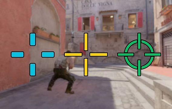 Precision aim crosshair gameplay Counter Strike 2